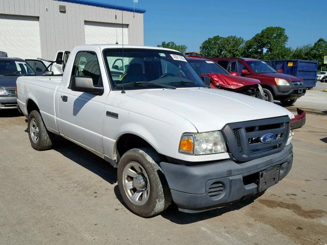 1FTYR10D59PA63357 - 2009 FORD RANGER WHITE photo 1