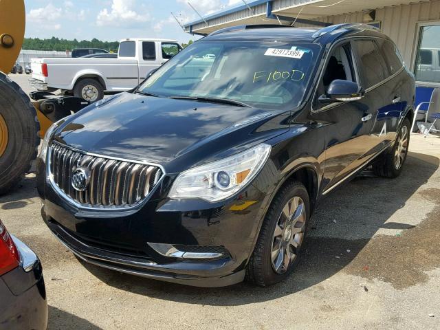 5GAKRCKD5HJ145249 - 2017 BUICK ENCLAVE BLACK photo 2