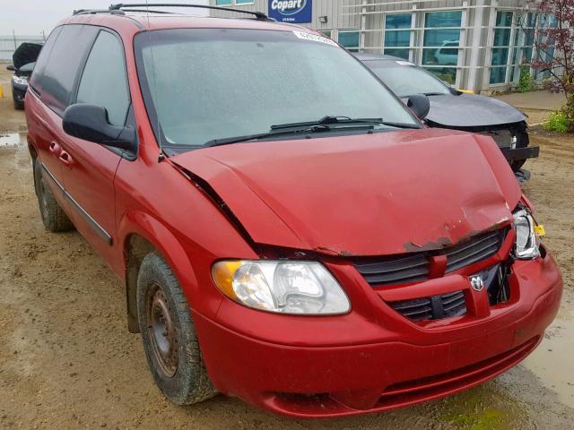 1D4GP25R66B646169 - 2006 DODGE CARAVAN SE RED photo 1