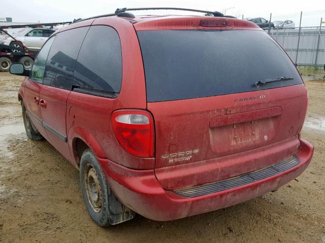 1D4GP25R66B646169 - 2006 DODGE CARAVAN SE RED photo 3