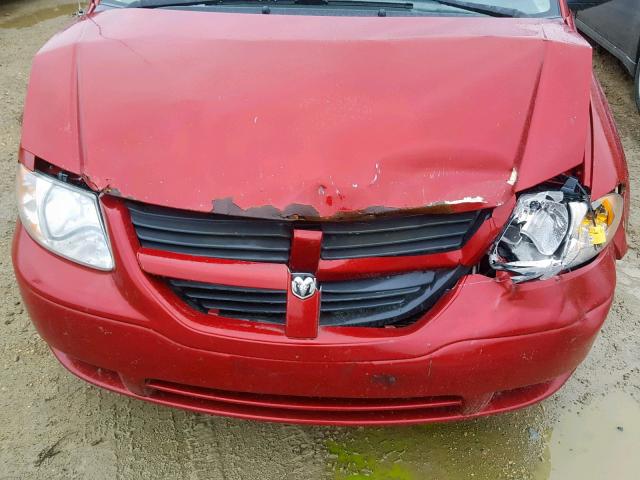 1D4GP25R66B646169 - 2006 DODGE CARAVAN SE RED photo 9