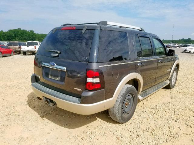 1FMEU64827UB26274 - 2007 FORD EXPLORER E CHARCOAL photo 4