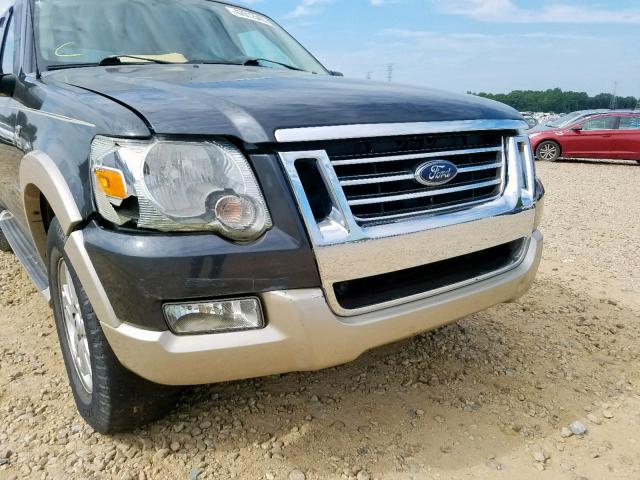 1FMEU64827UB26274 - 2007 FORD EXPLORER E CHARCOAL photo 9