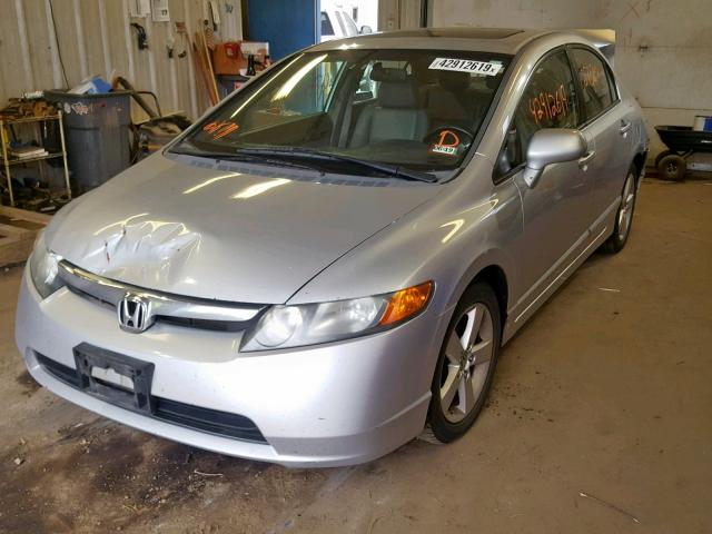 2HGFA16948H327884 - 2008 HONDA CIVIC EXL 银色 照片 2
