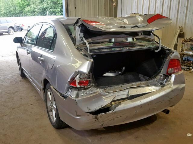2HGFA16948H327884 - 2008 HONDA CIVIC EXL 银色 照片 3