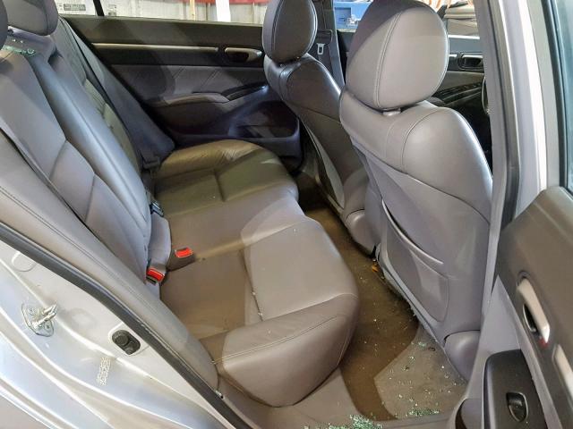 2HGFA16948H327884 - 2008 HONDA CIVIC EXL 银色 照片 6