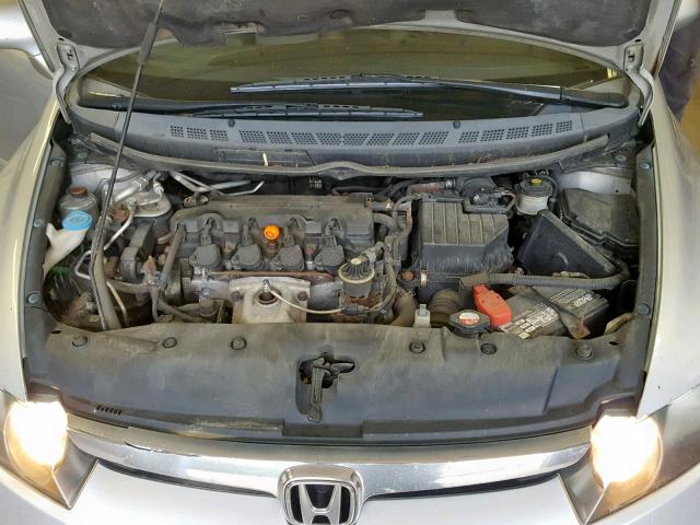 2HGFA16948H327884 - 2008 HONDA CIVIC EXL 银色 照片 7