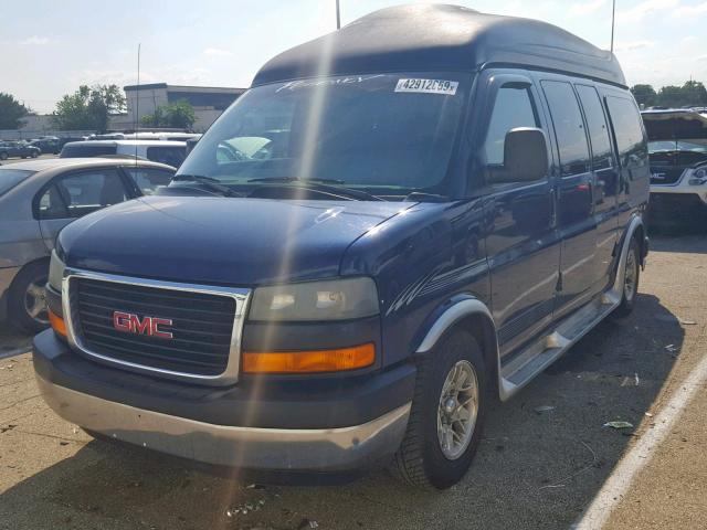 1GDFG15T641157249 - 2004 GMC SAVANA RV BLUE photo 2