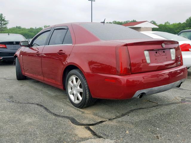 1G6DW677170120120 - 2007 CADILLAC STS RED photo 3