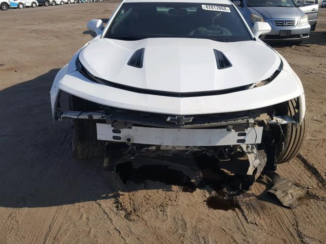 1G1FH1R78G0152216 - 2016 CHEVROLET CAMARO SS WHITE photo 9