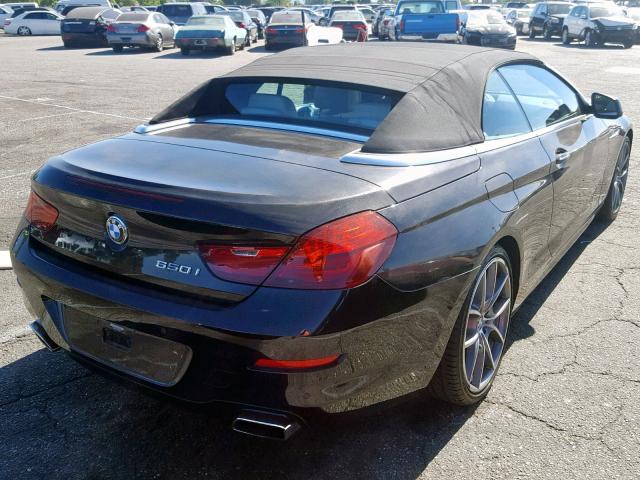 WBALZ3C57CDL72859 - 2012 BMW 650 I BLACK photo 4