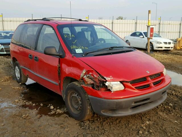 2B4FP2539XR447637 - 1999 DODGE CARAVAN RED photo 1