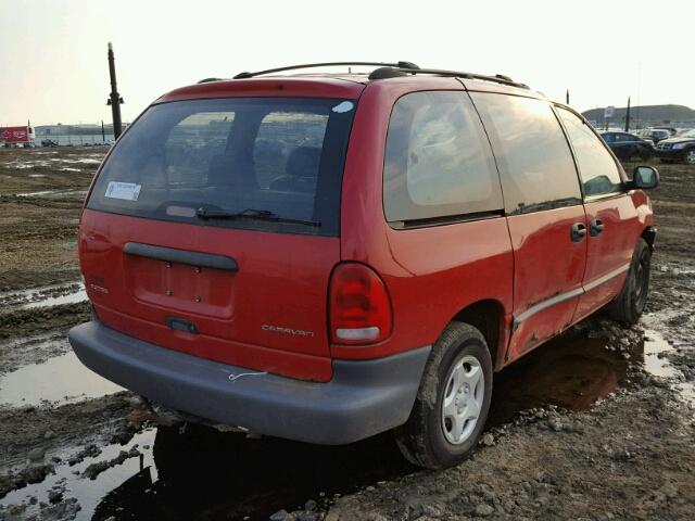 2B4FP2539XR447637 - 1999 DODGE CARAVAN RED photo 4