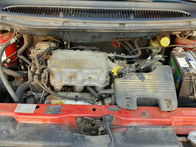 2B4FP2539XR447637 - 1999 DODGE CARAVAN RED photo 7