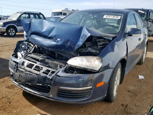 3VWRF71K67M009174 - 2007 VOLKSWAGEN JETTA 2.5 BLUE photo 2