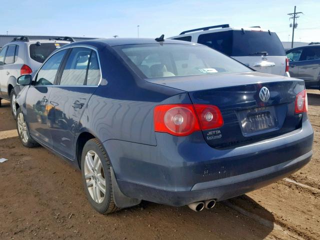 3VWRF71K67M009174 - 2007 VOLKSWAGEN JETTA 2.5 BLUE photo 3