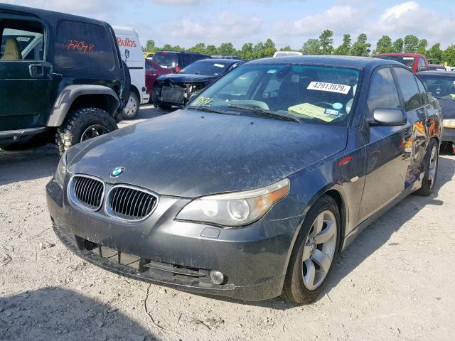 WBANE53546CK86595 - 2006 BMW 525 I GRAY photo 2