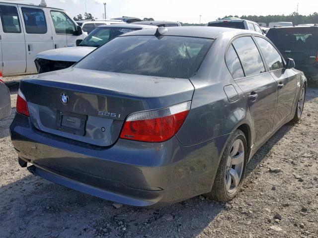 WBANE53546CK86595 - 2006 BMW 525 I GRAY photo 4