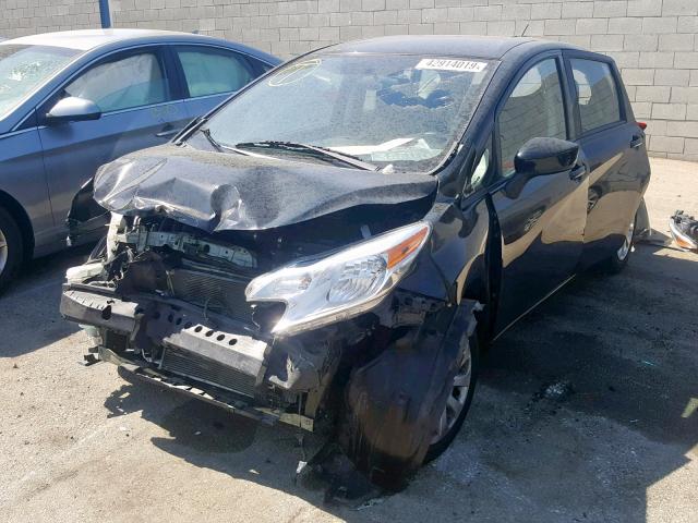 3N1CE2CP7FL423580 - 2015 NISSAN VERSA NOTE BLACK photo 2