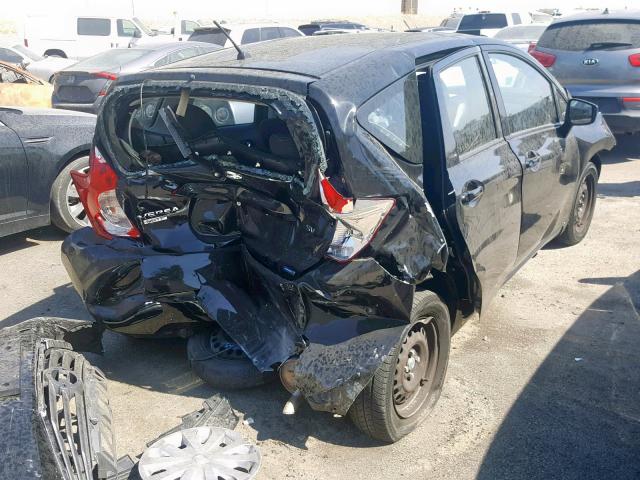 3N1CE2CP7FL423580 - 2015 NISSAN VERSA NOTE BLACK photo 4