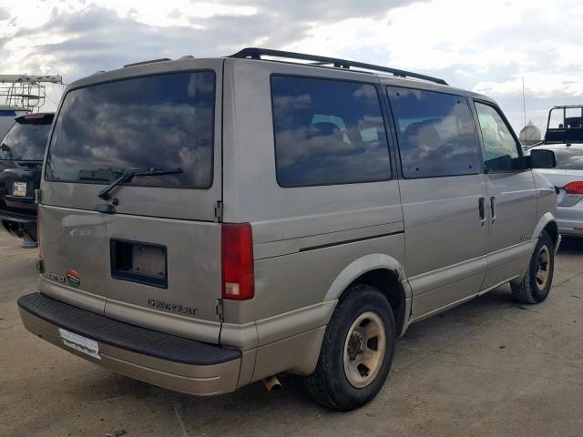 1GNDM19W21B113397 - 2001 CHEVROLET ASTRO BROWN photo 4