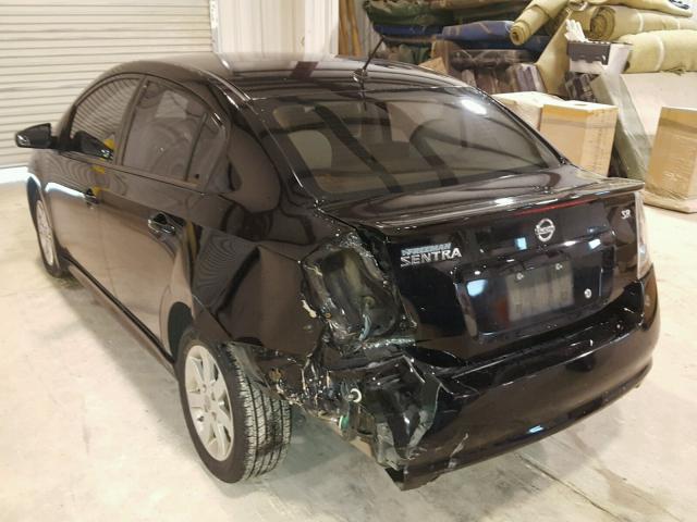 3N1AB6AP0CL720034 - 2012 NISSAN SENTRA 2.0 BLACK photo 3