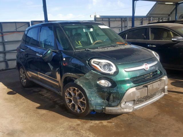 ZFBCFADH2EZ014540 - 2014 FIAT 500L TREKK GREEN photo 1