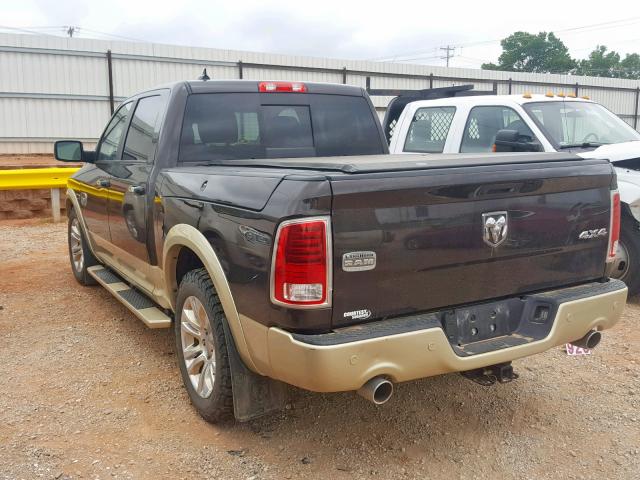 1C6RR7PM1GS219960 - 2016 RAM 1500 LONGH BROWN photo 3