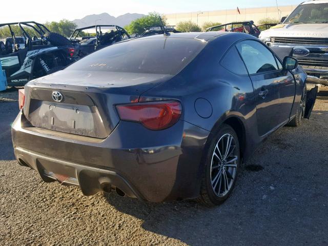 JF1ZNAA18D1723655 - 2013 TOYOTA SCION FR-S CHARCOAL photo 4