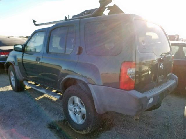 5N1ED28T52C539117 - 2002 NISSAN XTERRA XE GREEN photo 3