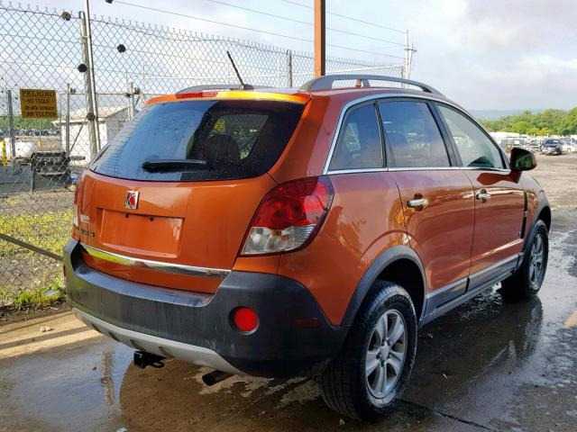 3GSCL33P98S716886 - 2008 SATURN VUE XE ORANGE photo 4