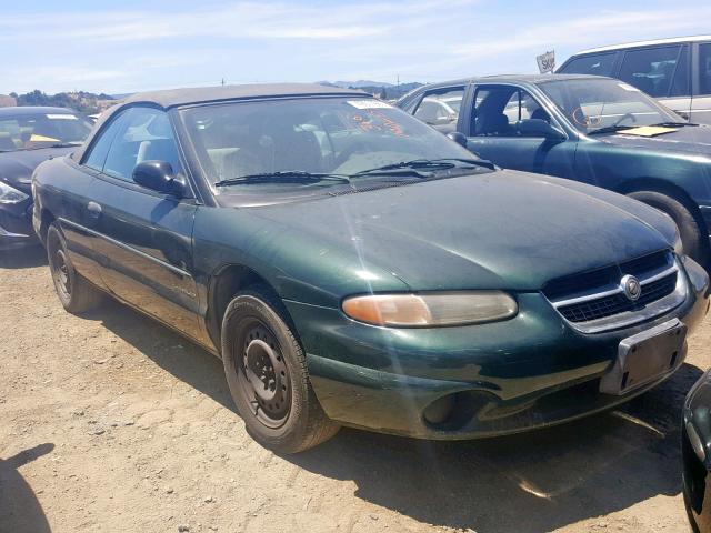 3C3EL45H0VT550459 - 1997 CHRYSLER SEBRING JX GREEN photo 1