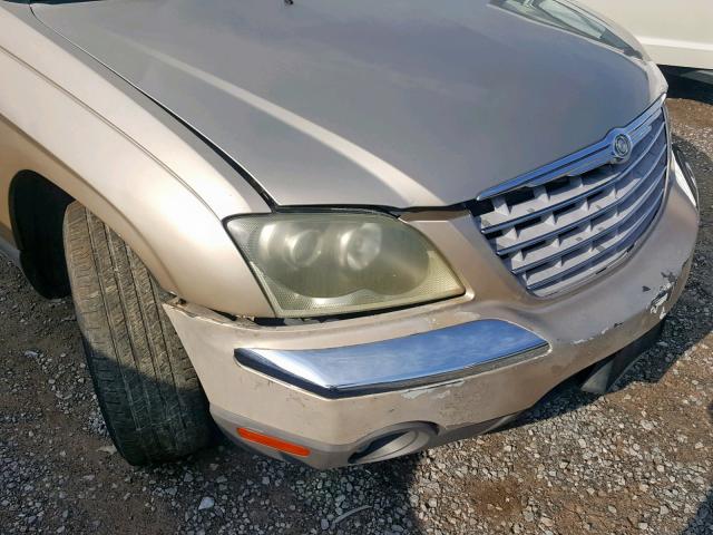 2C8GM68434R373735 - 2004 CHRYSLER PACIFICA GOLD photo 9