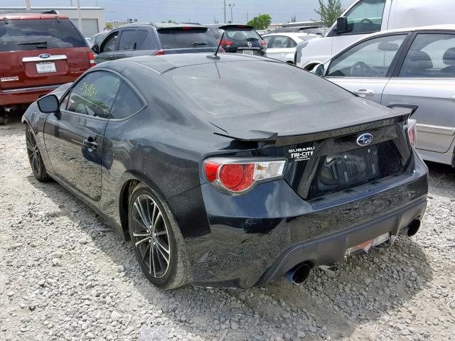 JF1ZCAC12D2600513 - 2013 SUBARU BRZ 2.0 LI BLACK photo 3