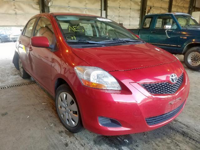 JTDBT903391318765 - 2009 TOYOTA YARIS RED photo 1