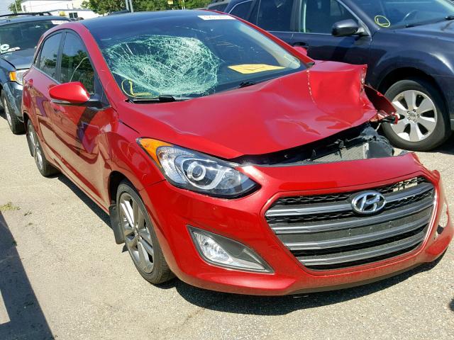 KMHD35LH7GU286922 - 2016 HYUNDAI ELANTRA GT RED photo 1