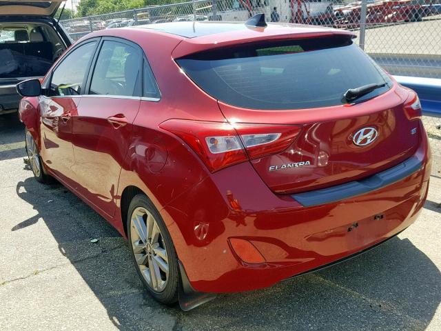 KMHD35LH7GU286922 - 2016 HYUNDAI ELANTRA GT RED photo 3