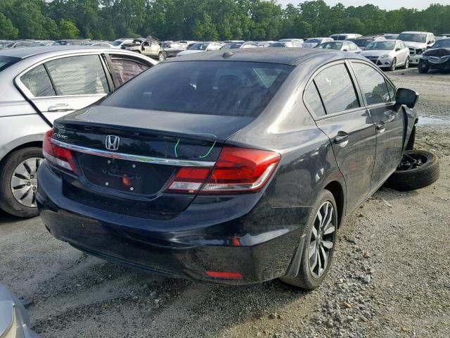 2HGFB2F90EH515588 - 2014 HONDA CIVIC EXL 黑色 照片 4