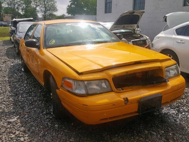 2FABP7AVXBX148173 - 2011 FORD CROWN VICT YELLOW photo 1