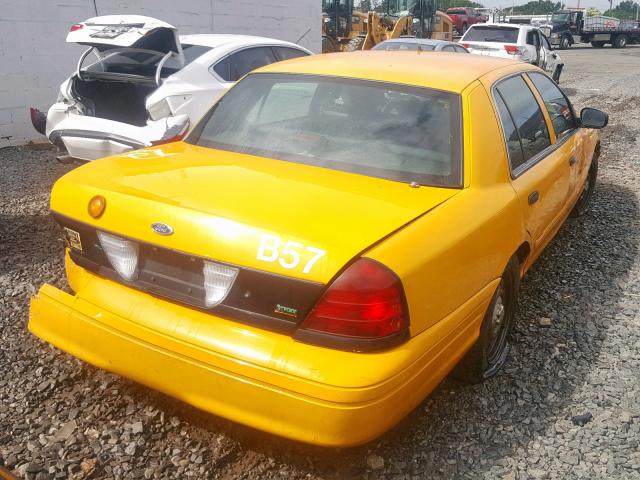 2FABP7AVXBX148173 - 2011 FORD CROWN VICT YELLOW photo 4