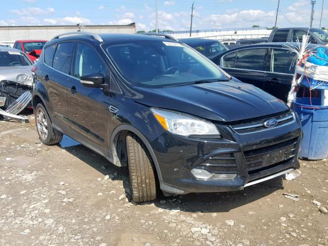 1FMCU0J9XEUA60443 - 2014 FORD ESCAPE TIT BLACK photo 1