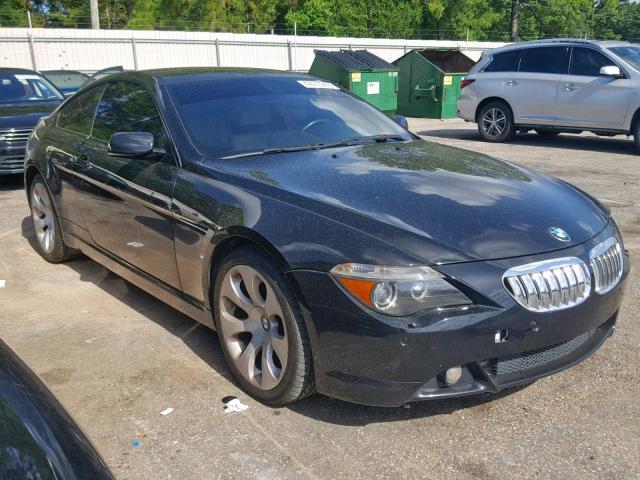 WBAEH13496CR50042 - 2006 BMW 650 I BLACK photo 1