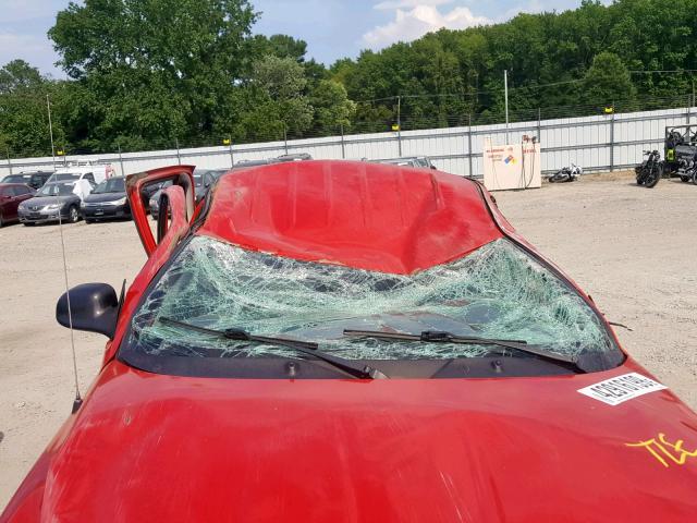 1D7HG48N74S586847 - 2004 DODGE DAKOTA QUA RED photo 9