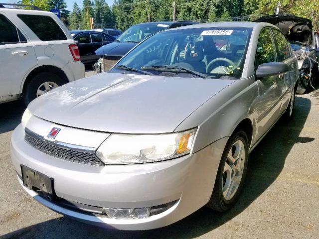 1G8AL52F63Z100155 - 2003 SATURN ION LEVEL SILVER photo 2