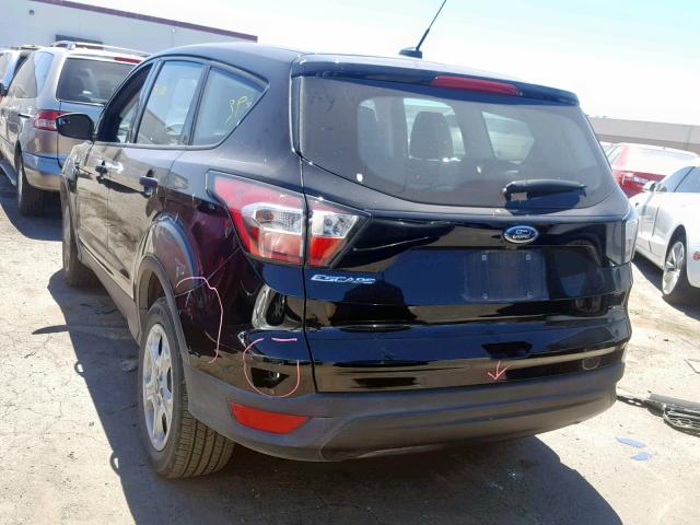 1FMCU0F77HUE55126 - 2017 FORD ESCAPE S BLACK photo 3