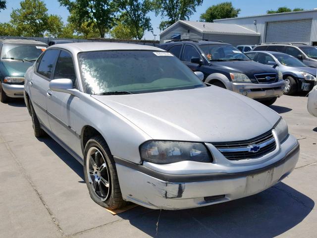 2G1WF52E849123449 - 2004 CHEVROLET IMPALA SILVER photo 1