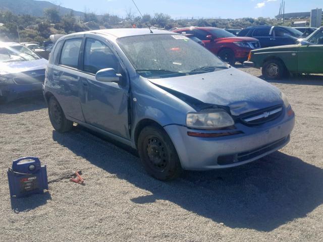 KL1TD66616B543491 - 2006 CHEVROLET AVEO BASE Mavi foto 1