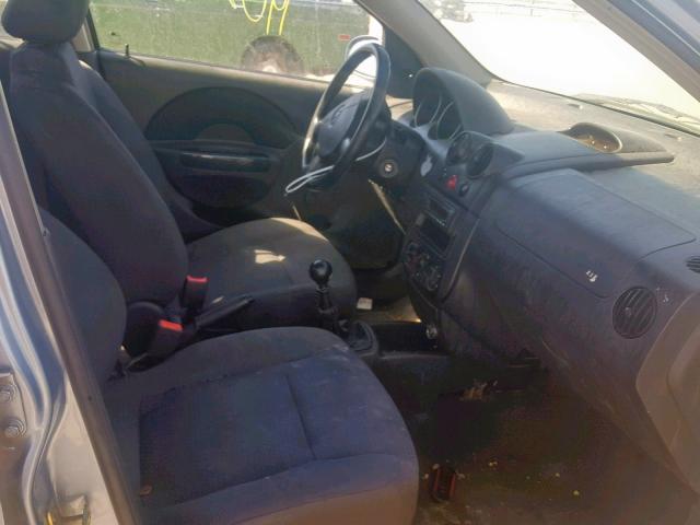 KL1TD66616B543491 - 2006 CHEVROLET AVEO BASE Mavi foto 5