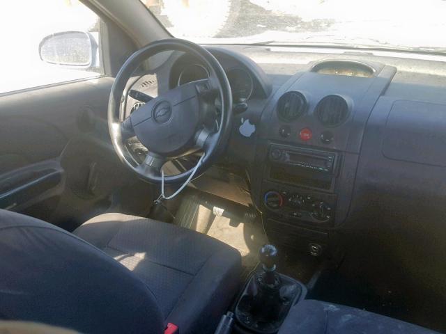 KL1TD66616B543491 - 2006 CHEVROLET AVEO BASE Mavi foto 9