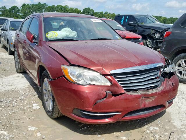 1C3BC1FB9BN531271 - 2011 CHRYSLER 200 TOURIN MAROON photo 1